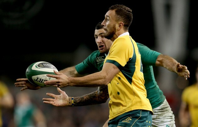 Rob Kearney and Quade Cooper