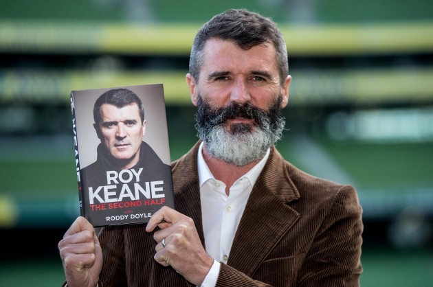 Roy Keane with his new book 'The Second Half'