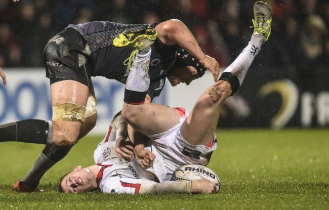 Craig Gilroy is tackled