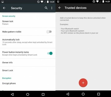 Android Trusted devices