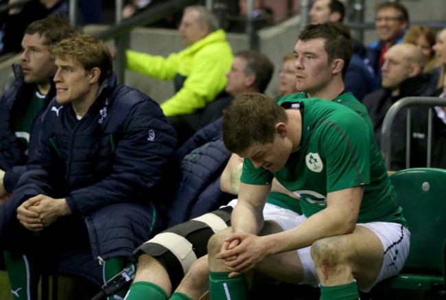 Brian O'Driscoll dejected after the game