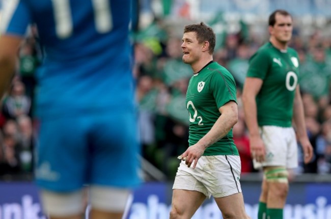 Brian O'Driscoll is substituted