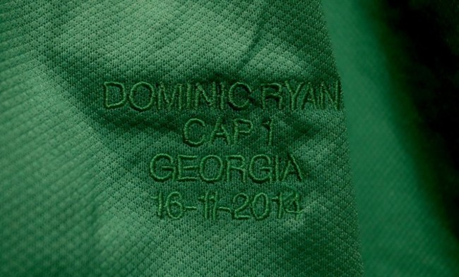 A general view of Dominic Ryan's jersey