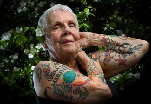Old Ladies With Tattoos