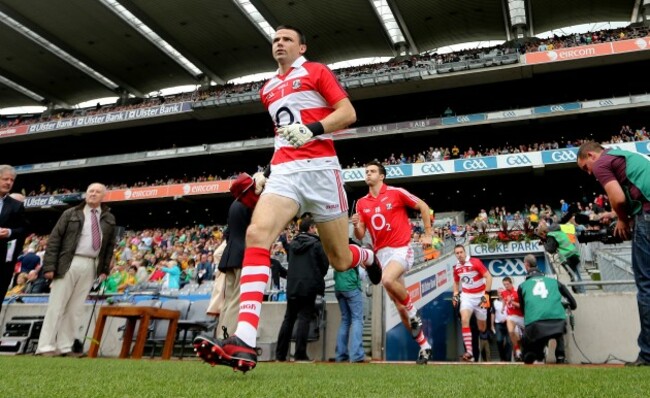 Alan Quirke takes to the field