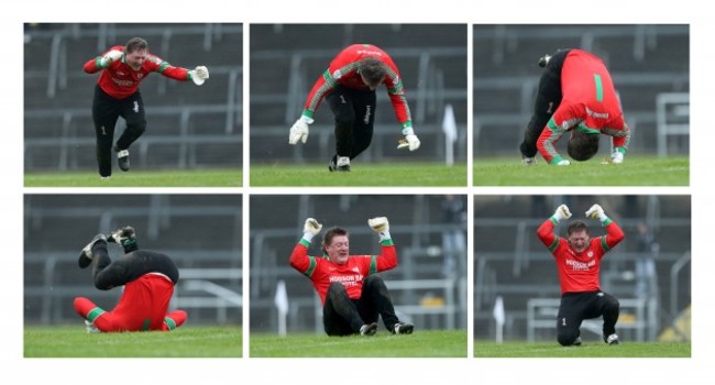 Shane Curran celebrates after his side scored a late goal