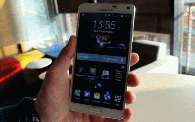 Note 4 Split screen mode