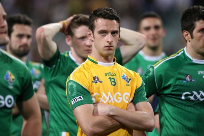 A dejected Niall Morgan