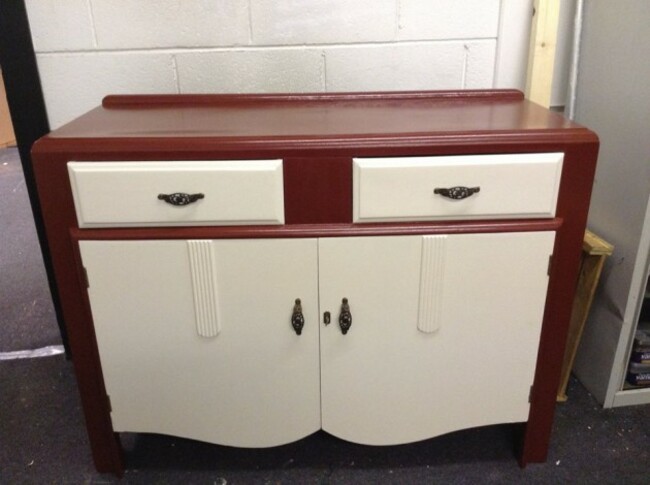 painted sideboard