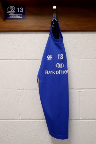 General view of Brian O'Driscoll's jersey before the game