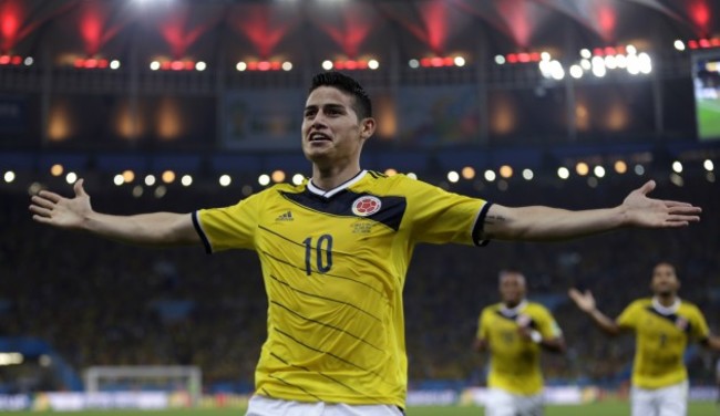Colombia Soccer James Rodriguez