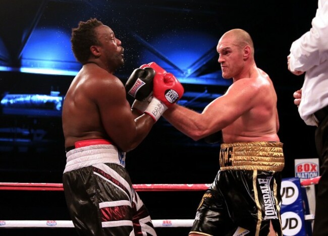 Boxing - BBBofC and EBU Heavyweight Title - Dereck Chisora v Tyson Fury - ExCel Arena