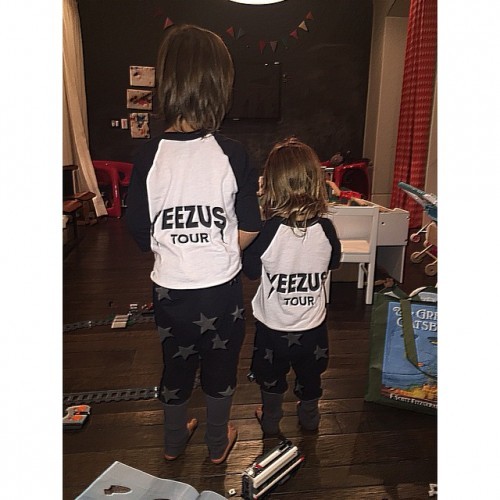 Yeezus Twins. I can't handle how cute they are.