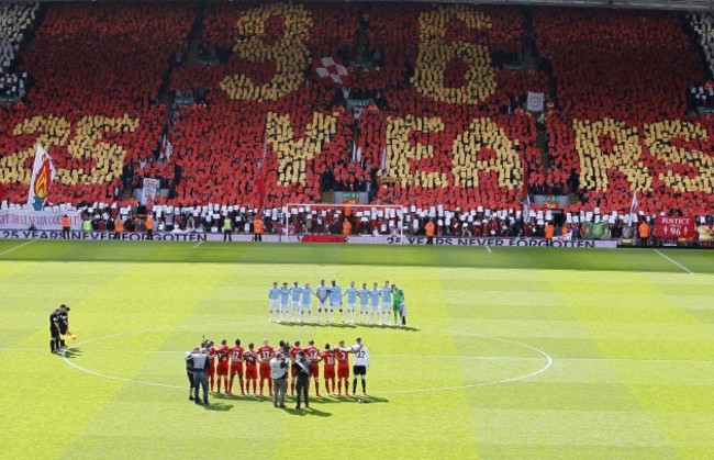 Soccer - Barclays Premier League - Liverpool v Manchester City - Anfield