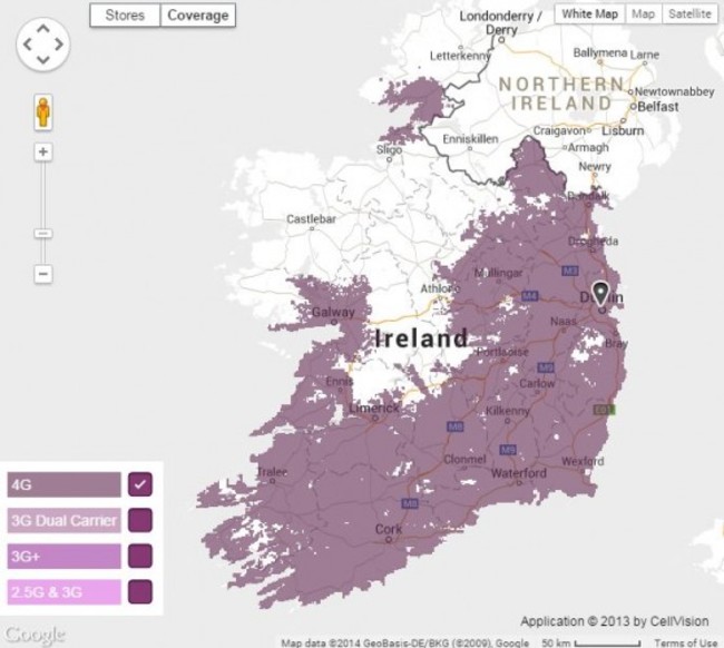 Vodafone 4G coverage