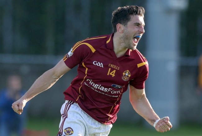 Bernard Brogan celebrates scoring a goal