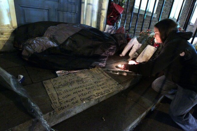 Following the tragic death of homeless m