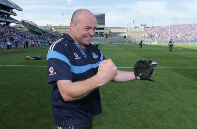 Anthony Daly celebrates