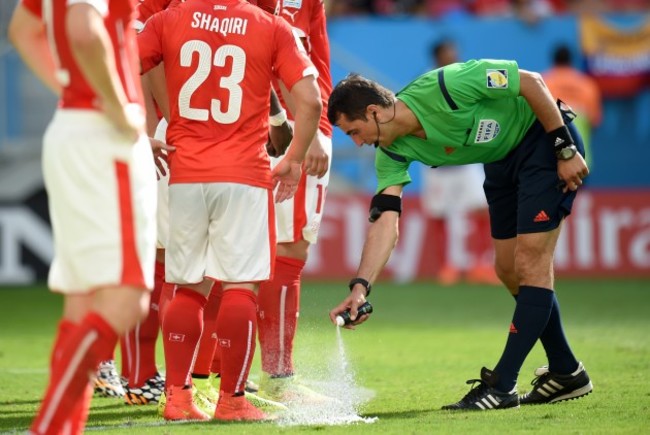 Soccer - FIFA World Cup 2014 - Group E - Switzerland v Ecuador - Estadio Nacional