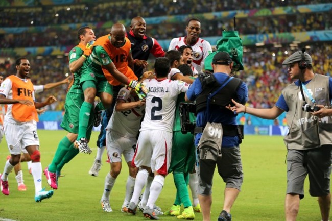 Soccer - FIFA World Cup 2014 - Round of 16 - Costa Rica v Greece - Arena Pernambuco