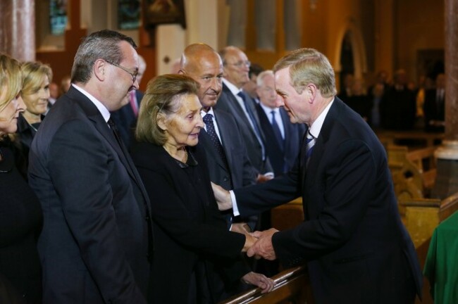 23-08-2014 The coffin of former Taoiseach Albert R