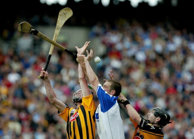 Derek Lyng and JJ Delaney with Ken McGrath