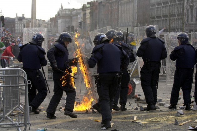 Riots in Dublin 2006