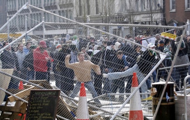 Riots In Dublin 2006