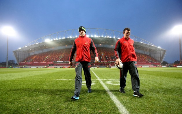 Paul O'Connell and Peter O'Mahony