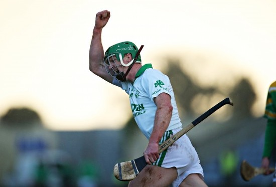 Henry Shefflin celebrates a score