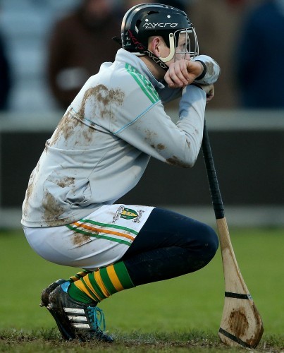 Conor Slevin dejected late in the game