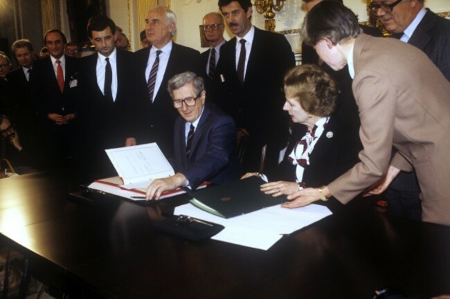 Politics - Anglo-Irish Agreement - Hillsborough Castle, Northern Ireland