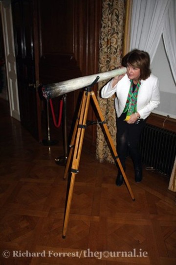 Joan Burton accidentally poses with giant spliff TheJournal.ie