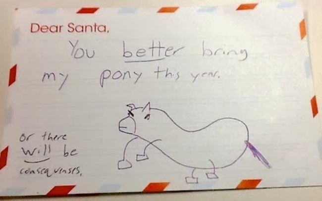 santa pony or else
