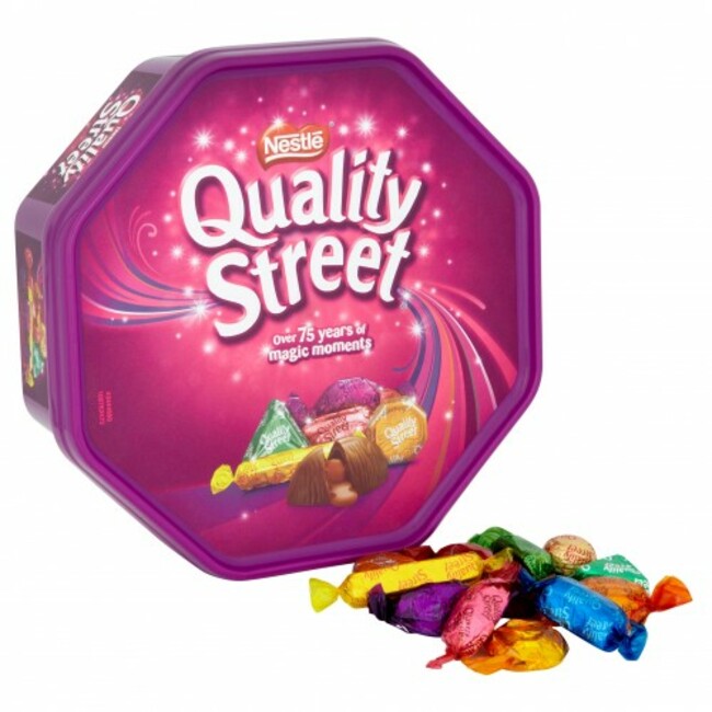 Quality Street 780g open