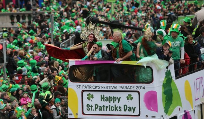 St Patrick's day celebrations