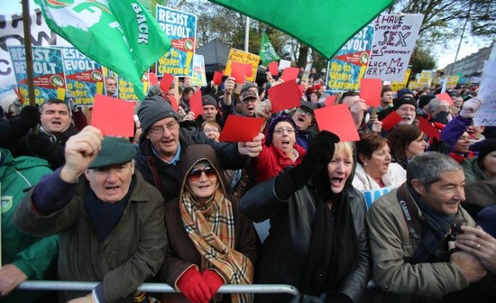 Right2Water protest - Dublin