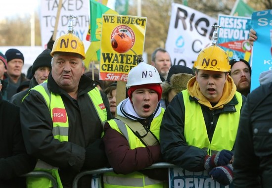 Right2Water protest - Dublin