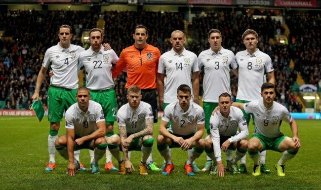 The Ireland team