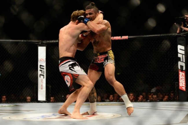 Ian McCall with Brad Pickett