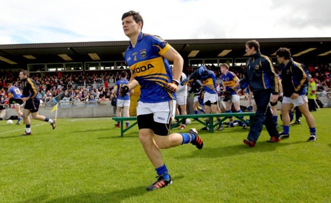 Ciaran McDonald takes to the field