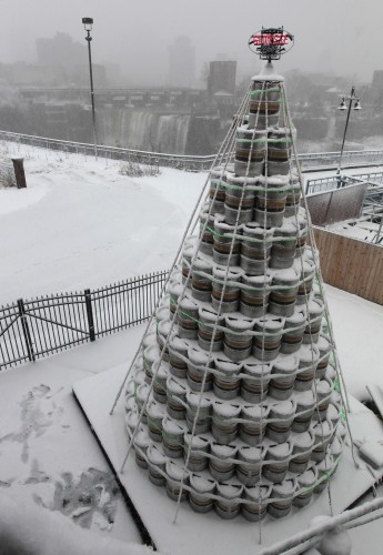 ODD Beer Keg Christmas Tree