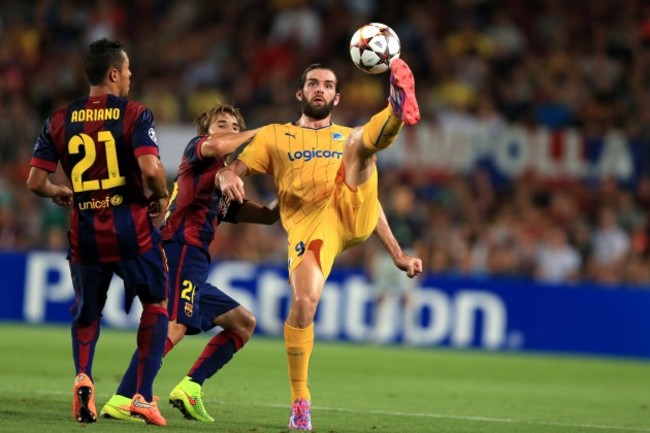 Soccer - UEFA Champions League - Group F - Barcelona v Apoel Nicosia - Camp Nou