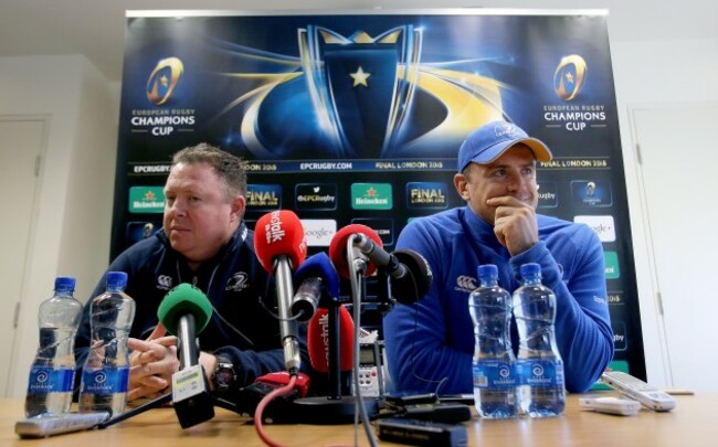 Matt O'Connor and Jamie Heaslip