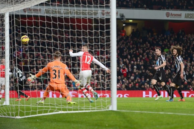 Soccer - Barclays Premier League - Arsenal v Newcastle United - Emirates Stadium