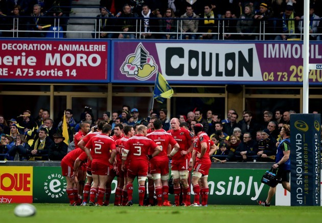 Munster's players dejected
