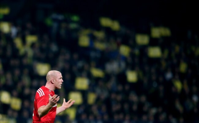 Paul O'Connell reacts