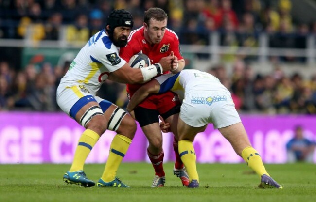 Fritz Lee and Camille Lopez tackle JJ Hanrahan