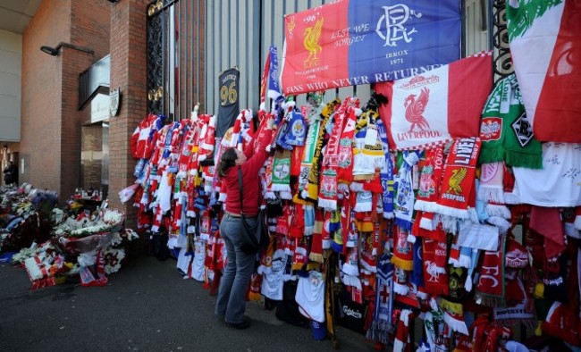 Soccer - Hillsborough 25th Anniversary Memorial Service - Anfield