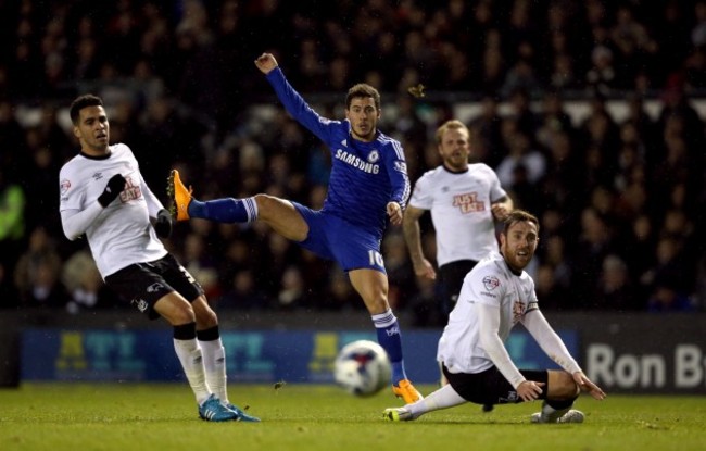 Soccer - Capital One Cup - Quarter Final - Derby County v Chelsea - iPro Stadium